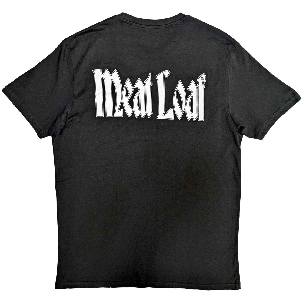 Meat Loaf - Bat Out Of Hell Cover Heren Tshirt - Zwart